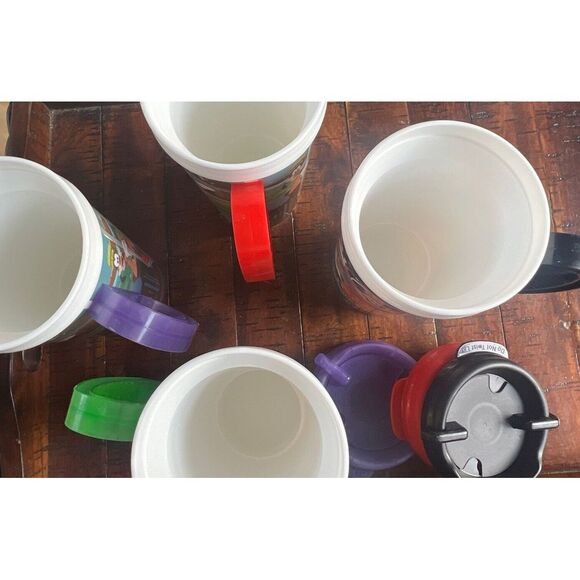 WDW Resort Parks Rapid Refillable Mug Cup Lid Travel‎ Disney World Lot Of 4 - Picture 5 of 8